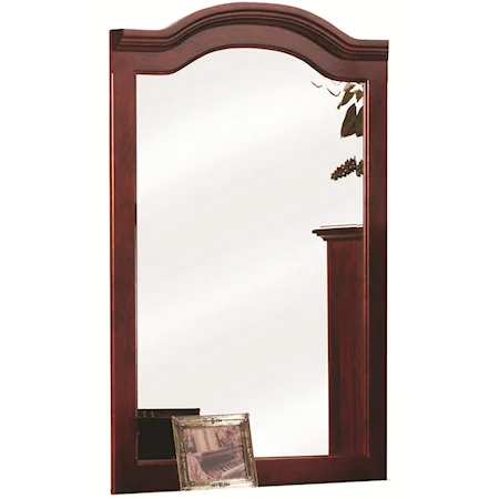 Mirror with Rounded Top